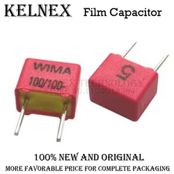 2PCS WIMA RED MKS2 5MM Film Capacitor Hi-Fi Audio 0.1UF 1NF 0.01UF 1UF 1.5UF 10UF 22NF 2200PF 0.22UF 2.2UF 50V 63V 100V 250V P5