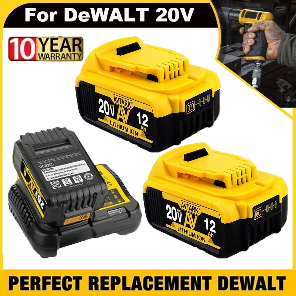 

20V 8000mah For Dewalt Replacement battery DCB606 DCB609 DCB205 DCB206 DCB209 DCB182 Cordless Power Tool Battery