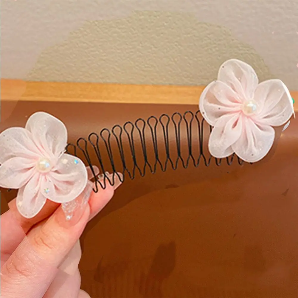 

Sweet Spring U Shape Hair Styling Comb Teeth Fixed Combs Invisible Extra Hair Holder Hair Wear Cartoon Design Children