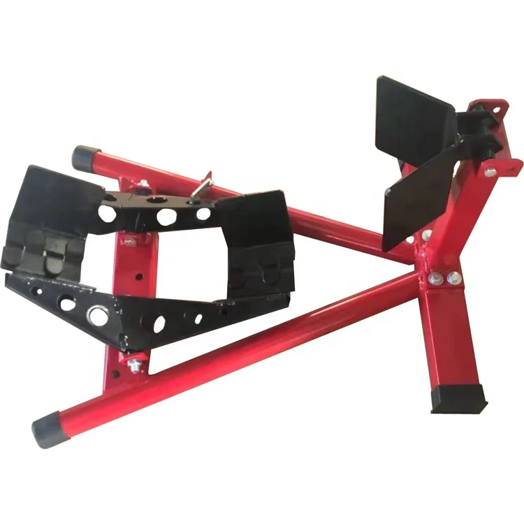 Universal Steel Front Stands With Hardware Motorcycle Paddock Stand / Motorbike Wheel Stand