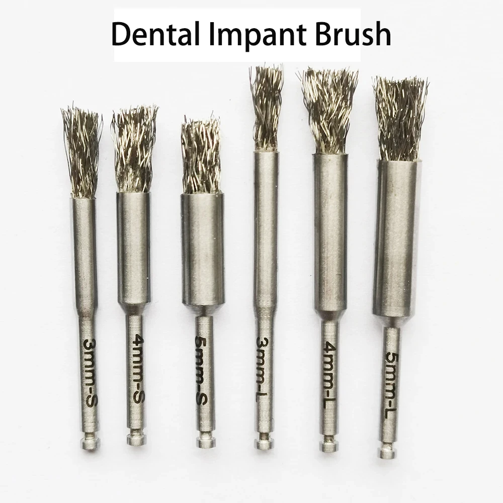 Implant Surface Dental Cleaning Brush Peri-Implantitis Threads Tool Instrument Abutment Cleaning brush Fixture Cleaning Brush