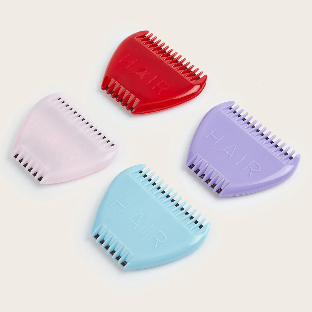 Salon Hair Razor Comb Sharp Hair Cutter Comb Double Edge Razor Hair Cutting Comb for Thin and Thick Hair Trimming and Styling