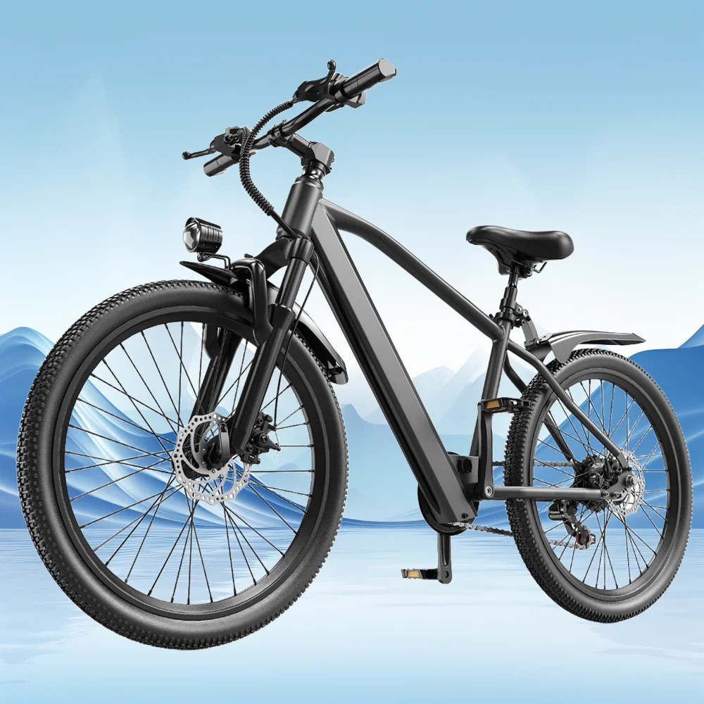 Motocykle elektryczne 26 cali 24 cali, rowery górskie elektryczne dla dorosłych, silnik o mocy szczytowej 625W, rower elektryczny o prędkości 38 km/h, 36V 10.4AH 13.5AH, rower elektryczny dla dorosłych.