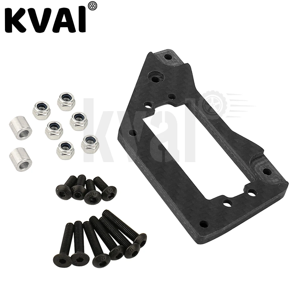 

1pc Carbon Fiber Front Axle Servo Mount Mounting Stand for 1/10 RC Crawler Axial SCX10 PRO Upgrade Parts