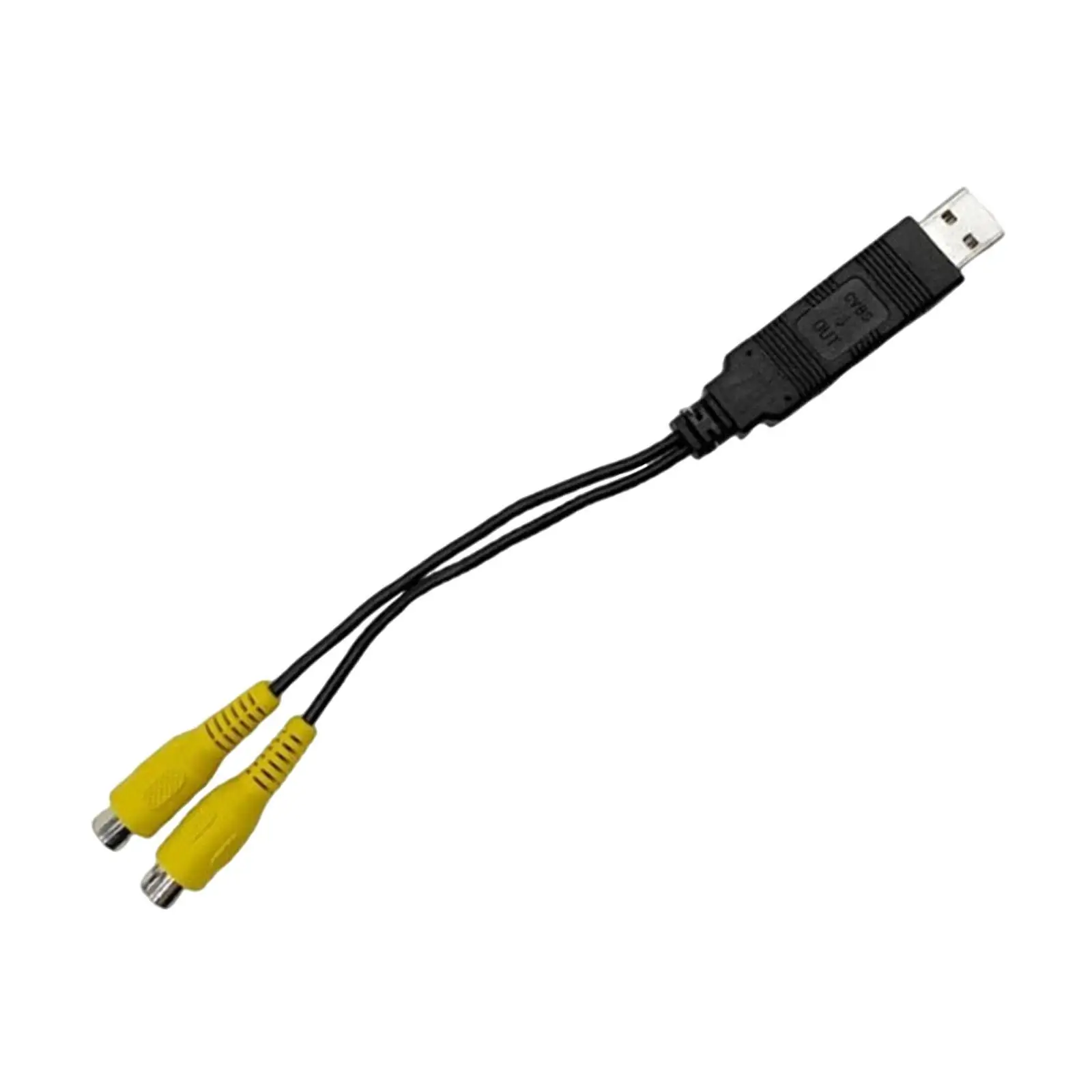 

USB-адаптер для автомобиля с выходом CVBS, конвертер видео, интерфейсный кабель 12В для автомобильной навигации, AV-выход для подголовника