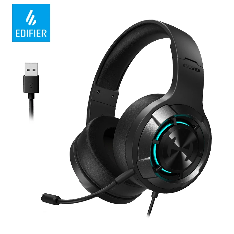 HECATE by Edifier G30 II Gaming Headset 7.1 Surround Sound USB Wired Headphones Gamer with Microphone for PC PS4 PS5 Xbox