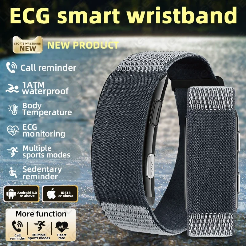 

Новые Смарт-часы ЭКГ, браслет для мужчин и женщин, активность здоровья, фитнес-трекер, монитор сердечного ритма, артериального давления, спортивные умные браслеты