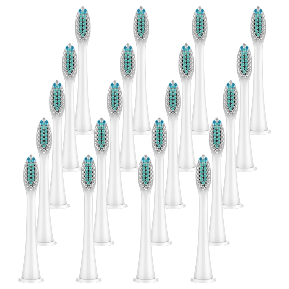 4/8/12/20 stuks vervangende opzetborstels compatibel met Philips Sonicare elektrische tandenborstel, tandkop voor HX4100 5950 7300 1100