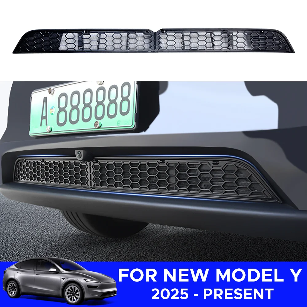

For Tesla Model Y 2025 Launch Lower Bumper Anti Insect Net Anti Dust Proof Inner Vent Grille Cover Insect-proof Front Cover