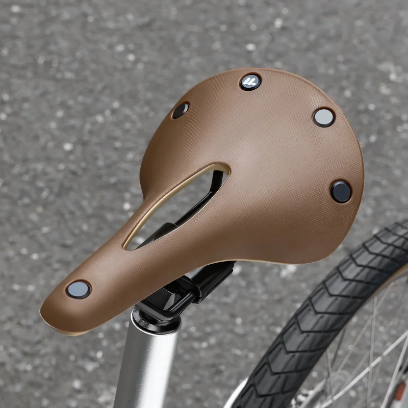 

Retro Style Bicycle Saddle For Road Bike Comfortable Folding Bike Hollow Saddle Multicolor Fashion Touring Bike MTB Accessories