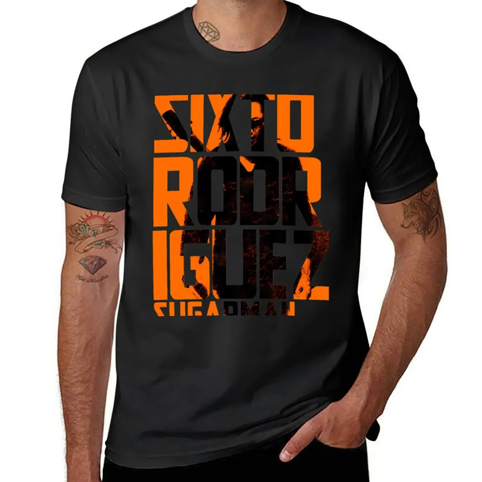 

sixto rodriguez sugarman T-Shirt customizeds hippie clothes vintage t shirt men