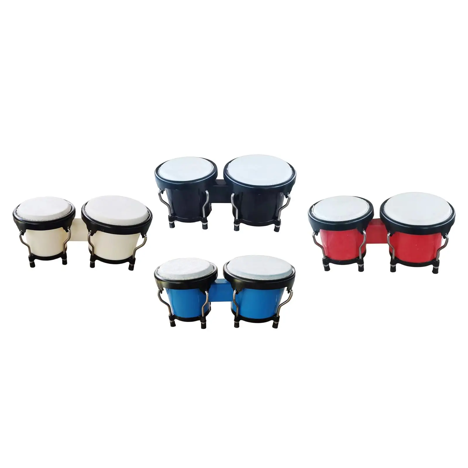 Bongo Drum Set, 6 inch 7 inch Educational Percussion Instruments, African Hand