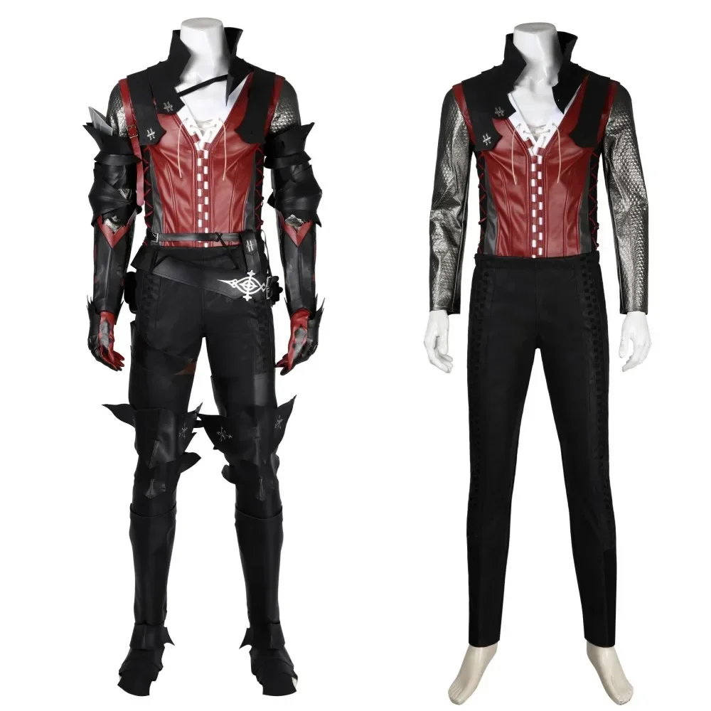 Man Clive Rosfield Cosplay Costume FF16 Cosplay Coat Pants and Accessories Fantasy Outfit Full Set and Individual Items Are Sold