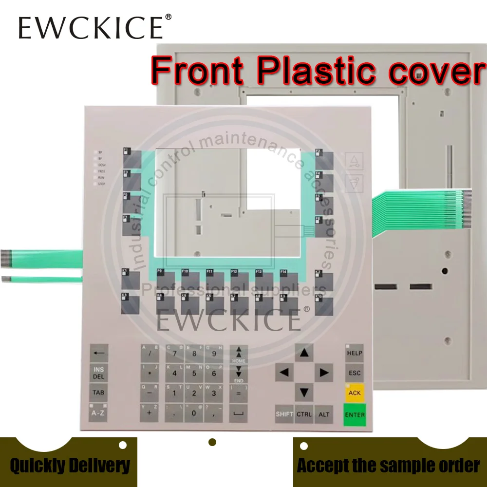 

NEW C7-635 HMI 6ES7635-2EB00-0AE3 6ES7635-2EB01-0AE3 6ES7635-2EB02-0AE3 PLC Membrane Switch Keypad Front Plastic Case Shell