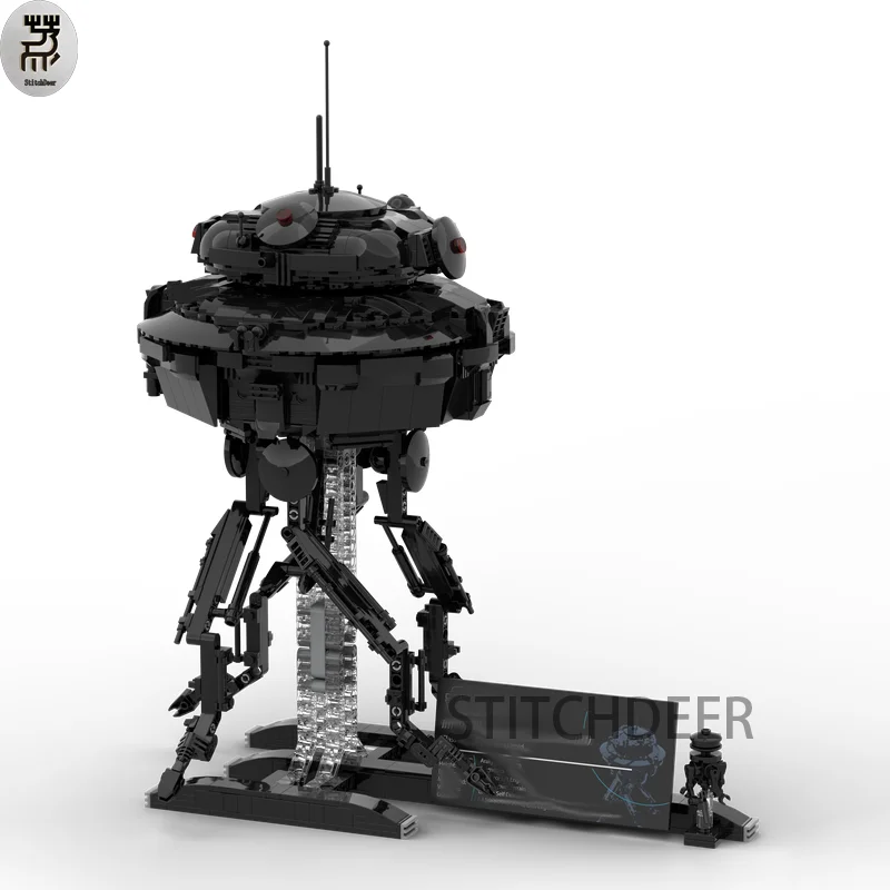 1063PCS MOC Imperial Probe Droid Model Building Blocks Robot UCS Scale Educational Education Toy Brick bambini regali di compleanno