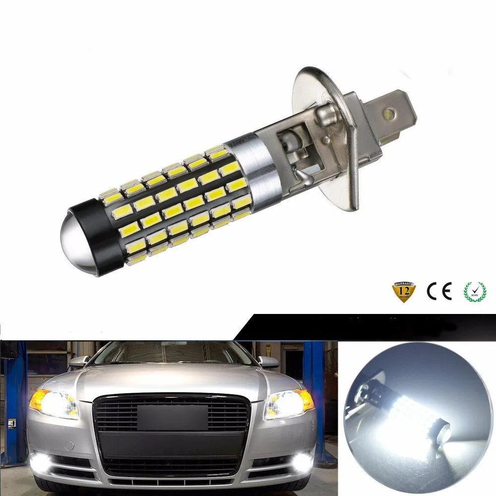 

Jiachi 10PCS H1 LED Fog Bulbs H3 Led Lights Mini 6000K Cool White Super Bright High Low Beam for Car Fog Lamps 12V Automobile