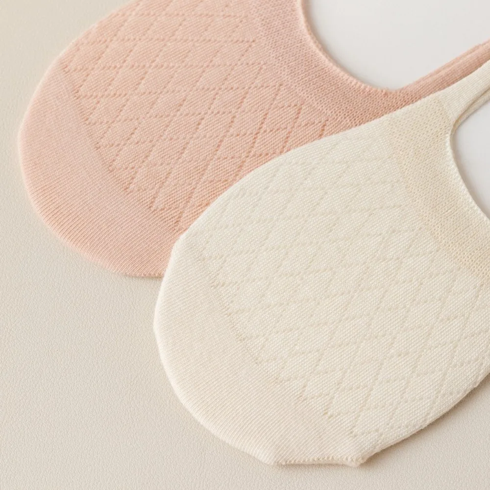

5Pairs Silicone Non-slip Mesh Invisible Socks Low Cut Ultra-thin Boat Sock Breathable Solid Colors Women's Socks Summer