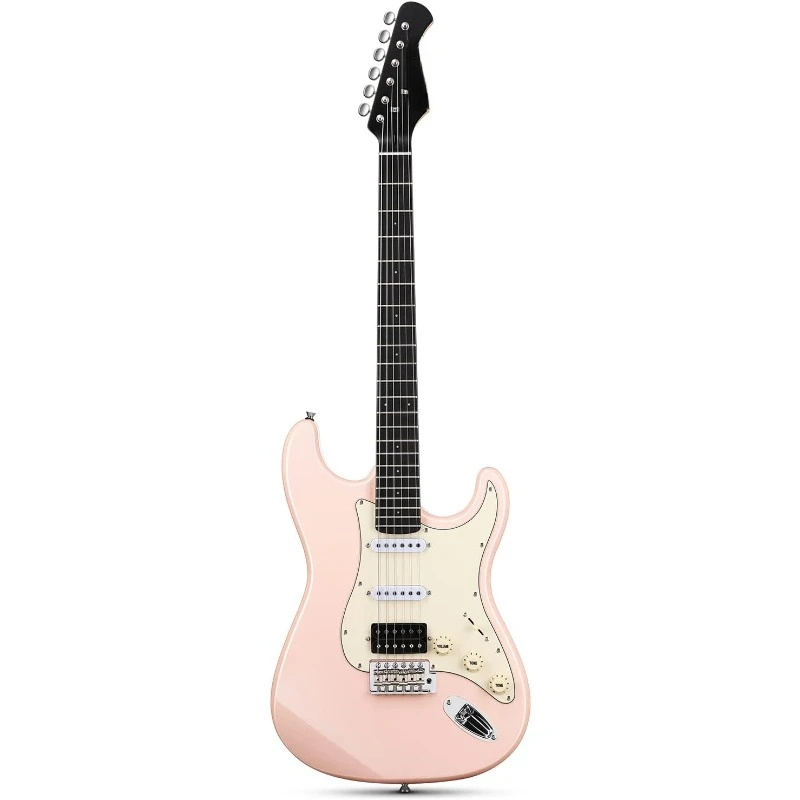 

39 Inch Electric Guitar DST-200 Stylish Solid Body Electric Guitar Beginner Intermediate Pro Players Single Coil Split System