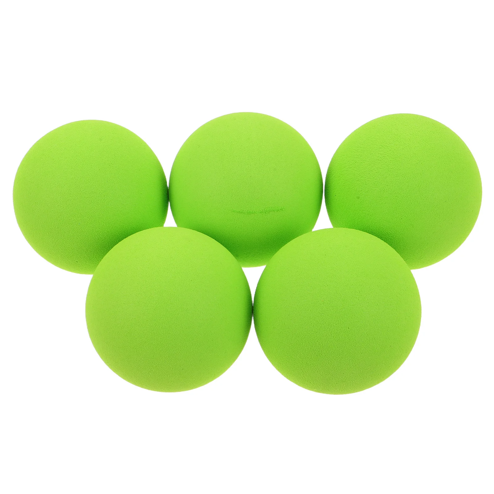 5 pçs verde eva espuma bolas de beisebol 5.5cm bolas de treinamento macio para crianças bater prática jogando interior ao ar livre seguro reutilizável crianças