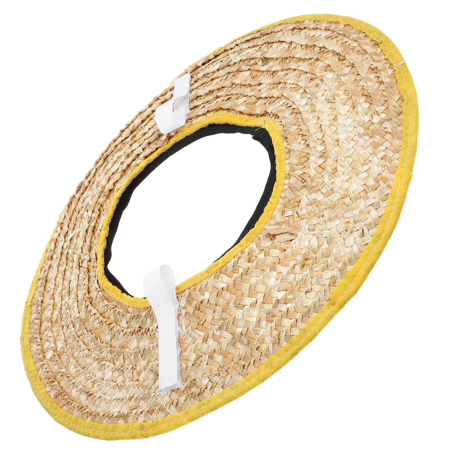 Construction Sun Hat Full Brim 45cm Diameter Random Edge Color Hard Hat Shade Accessories Straw Visor Worker Protection