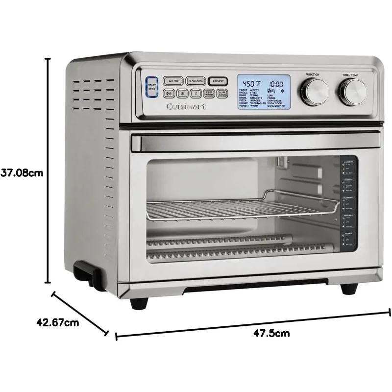 Cuisinart TOA-95 Forno per tostapane digitale AirFryer, forno premium da 1800 Watt con display digitale e controlli – Capacità extragrande