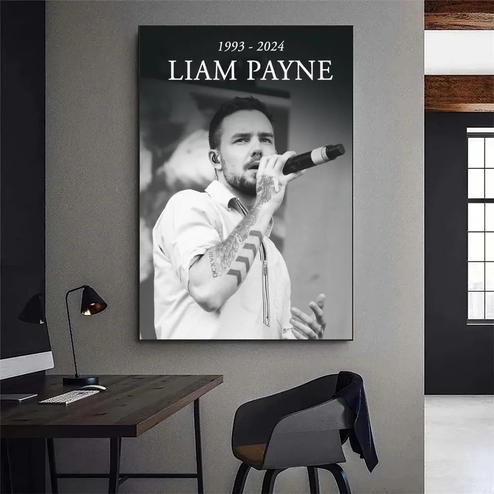 L-Liam LP Singer P-Payne Galleria di poster Stampe Autoadesive Decorazioni per la casa Decorazione Decalcomanie da muro Adesivo per soggiorno