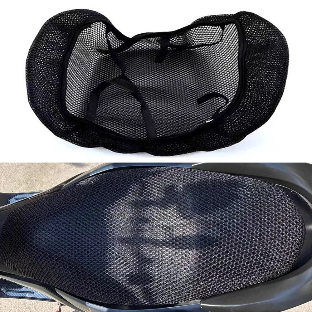 Motorcycle Seat Cushion Cover For Yamaha AEROX155 NMAX155 NVX155 SMAX155 NMAX 3D Waterproof Breathable Mesh Seat Cushion Cover