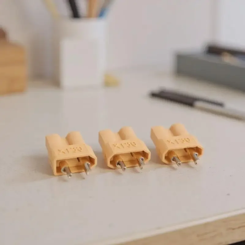 10Pack Racing Drone Lipo Battery Plugs, XT30 Bullet Connectors for RC Quadcopter, Car, Boat DIY Accessories