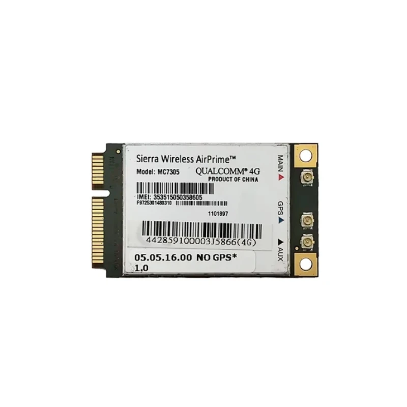 

Sierra Wireless Airprime MC7305 4G 3G MINI PCIE module 100Mbps download 50Mbps upload chips MDM9215