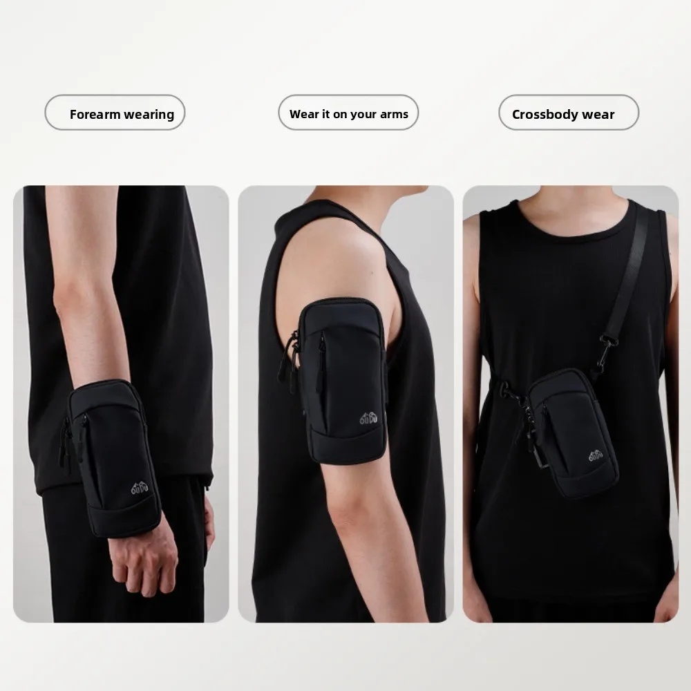 

Shoulder Belt Running Phone Arm Bag Waterproof Large Capacity Running Phone Holder Vertical Lightweight Armband Sports Phone Bag