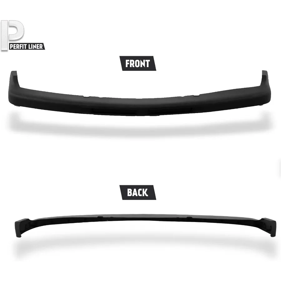 Copertura superiore paraurti anteriore nera compatibile con Chevrolet Silverado 1500 2500 3500 1999-2002 Suburban Tahoe 2000-2006 GM1051103