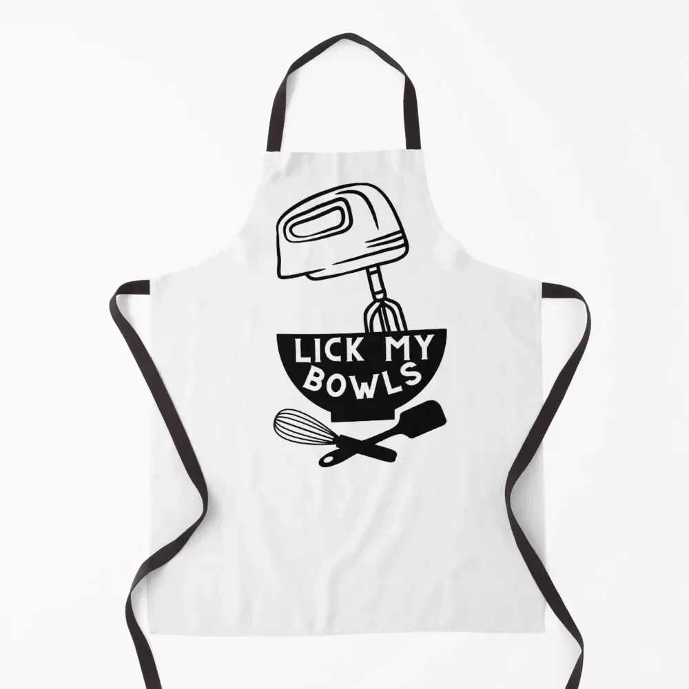 

Lick My Bowls Apron Kitchenware household woman Apron