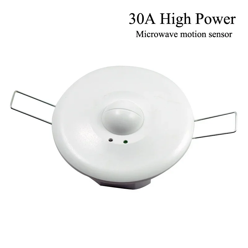 

30A high-power ceiling-mounted human body induction switch microwave induction switch 3000W lamps are available