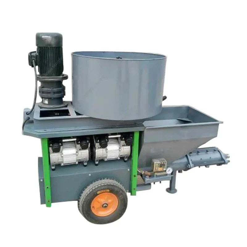 

Hot Sale Concrete Mortar Spray Spraying Plastering Machine Shotcrete Machine for Sale Advanced Technology Gypsum