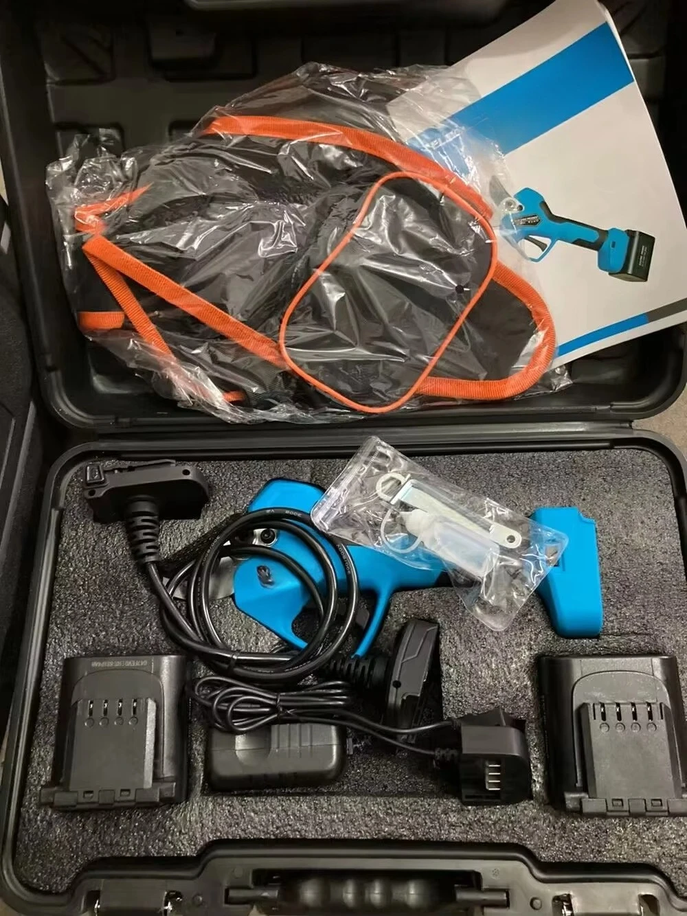 45 مللي متر مقص التقليم الكهربائي المقلم الكهربائي التقدمي قطر كبير مقص كهربائي مقص حديقة البطارية #6