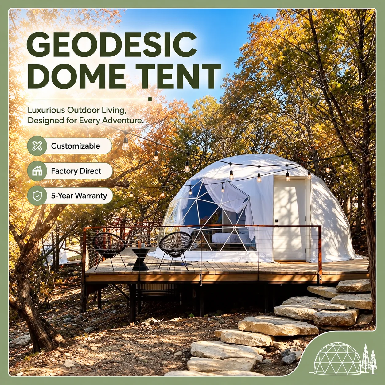 Waterproof PVC Dome Tent Igloo, Double Coated PVC Fabric, Easy Assemble Roof Dome For Vacation Resort