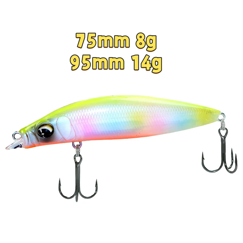 Mukun 1PCS 8g/14g Sinking Gravity Pencil Heavy Stick Fishing Lure น้ําเค็ม Minnow Wobbler Hard เหยื่อพลาสติก