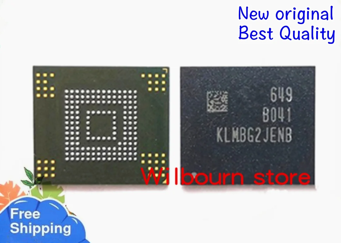 1PCS~10PCS/LOT KLMBG2JENB-B041 KLMBG2JENB B041 32GB BGA EMMC New original stock