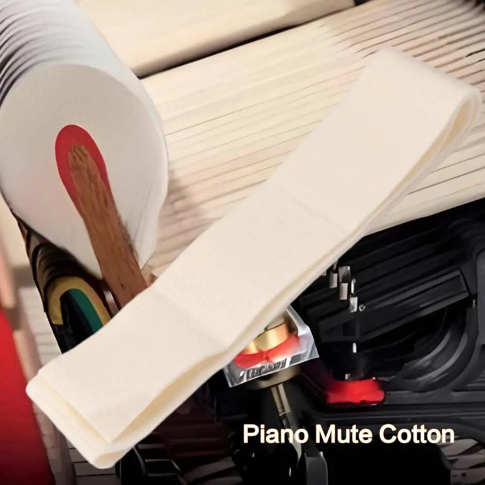 Weak Sound Piano Mute Cotton Maintenance Damper Piano Muffler Felt Beige Sound-Absorbing Mute Piano Felt Instrument Repair