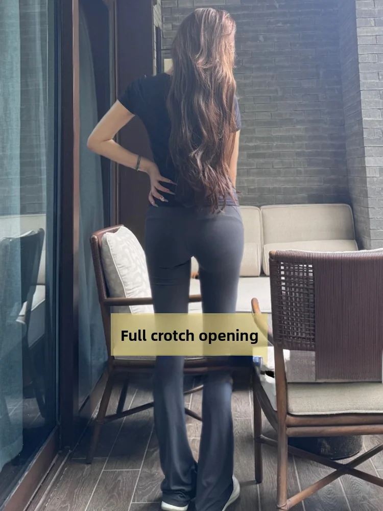 กางเกงโยคะเอวสูงสำหรับผู้หญิง รุ่นใหม่ ซิปซ่อนด้านนอก กางเกงหนังเทียม กางเกงช่วยพยุงสำหรับผู้หญิง กางเกงลำลองขายาว