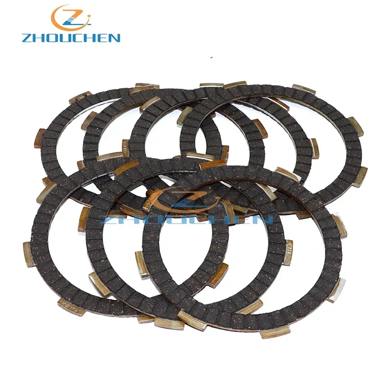 7 Pcs Engine Clutch Friction Plates For Yx Zs Lifan 150Cc 160Cc 200Cc 250Cc Engine Pit Dirt Bike Motorcycle Motocross