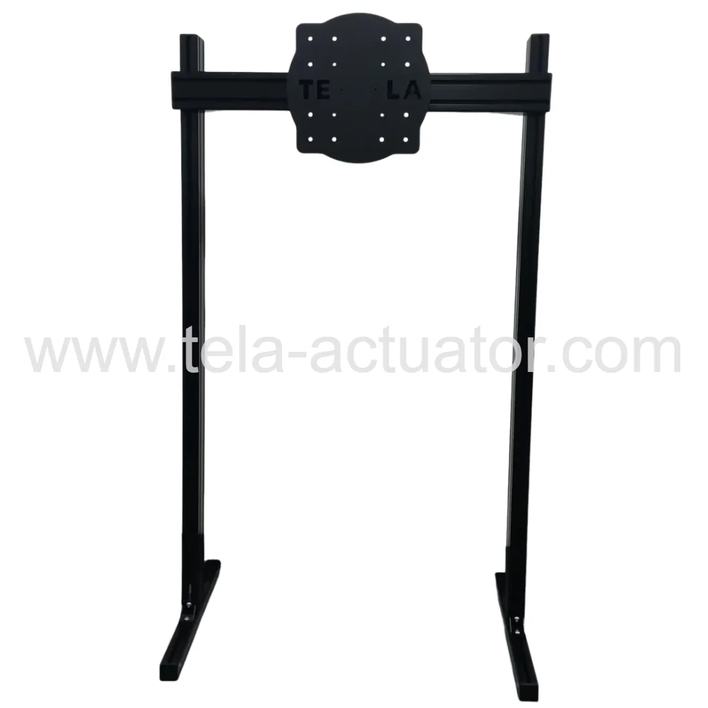 Simulador de carreras analógico superior, cabina, soporte de suelo de pantalla única, soporte de pantalla de montaje de pantalla multi-TV para entretenimiento en el hogar