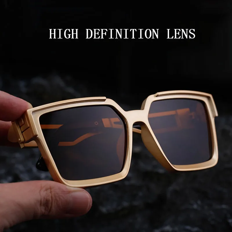 Occhiali da sole quadrati Vintage per uomo Luxury Oculos Outdoor Designer occhiali da sole occhiali da vacanza Lentes Vasos alla moda e alla moda