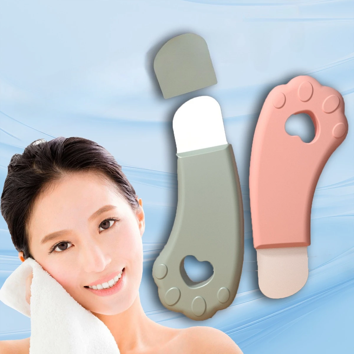 مكشطة الرؤوس السوداء اليدوية لإزالة الرؤوس السوداء أداة سحرية مكشطة الرؤوس السوداء تنظيف المسام أداة خاصة كشط الرؤوس السوداء للوجه #1