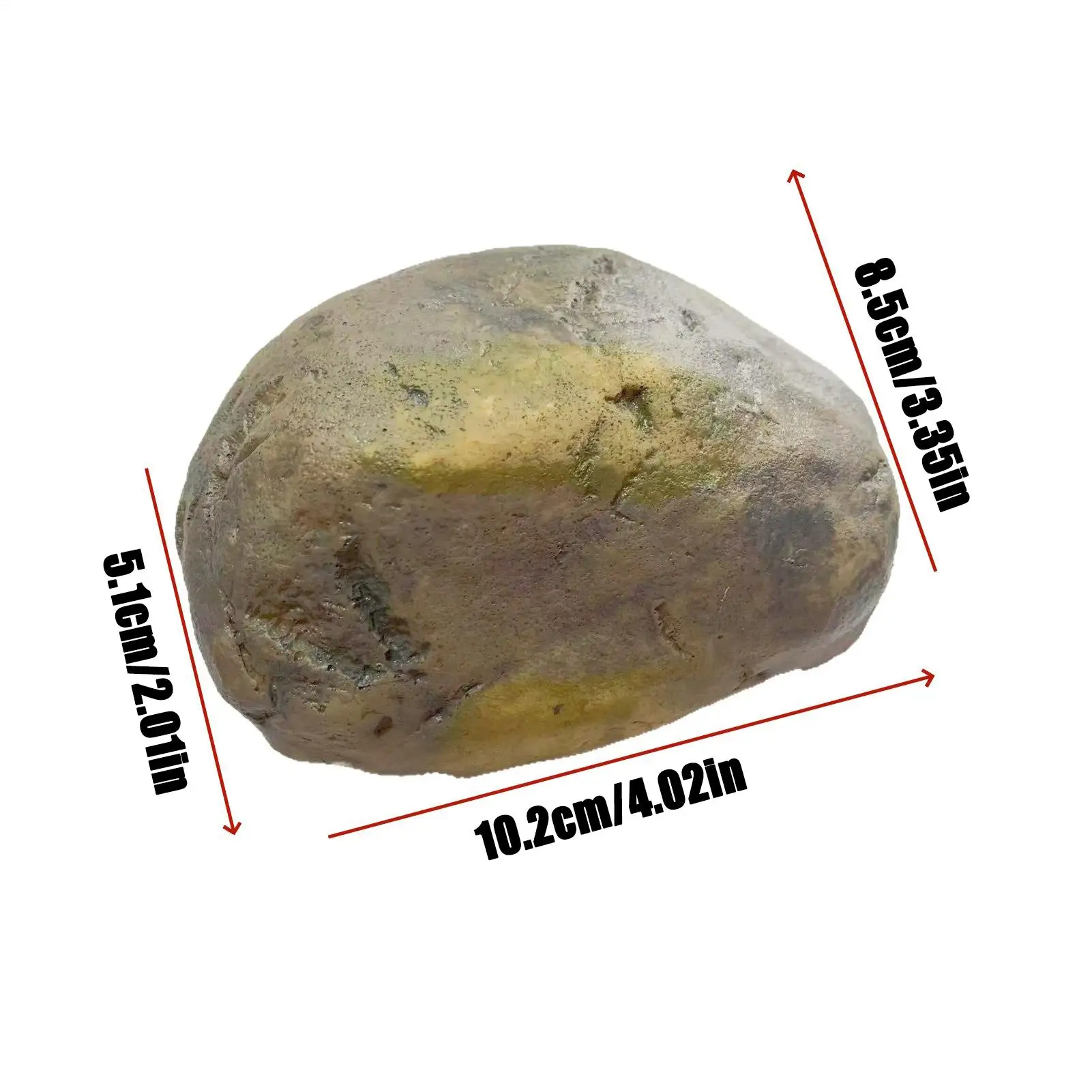 Hiddens-caja de almacenamiento de llaves de repuesto, piedra simulada para jardín al aire libre, roca falsa creativa, ocultación de desviación de vista, caja fuerte para llaves RV