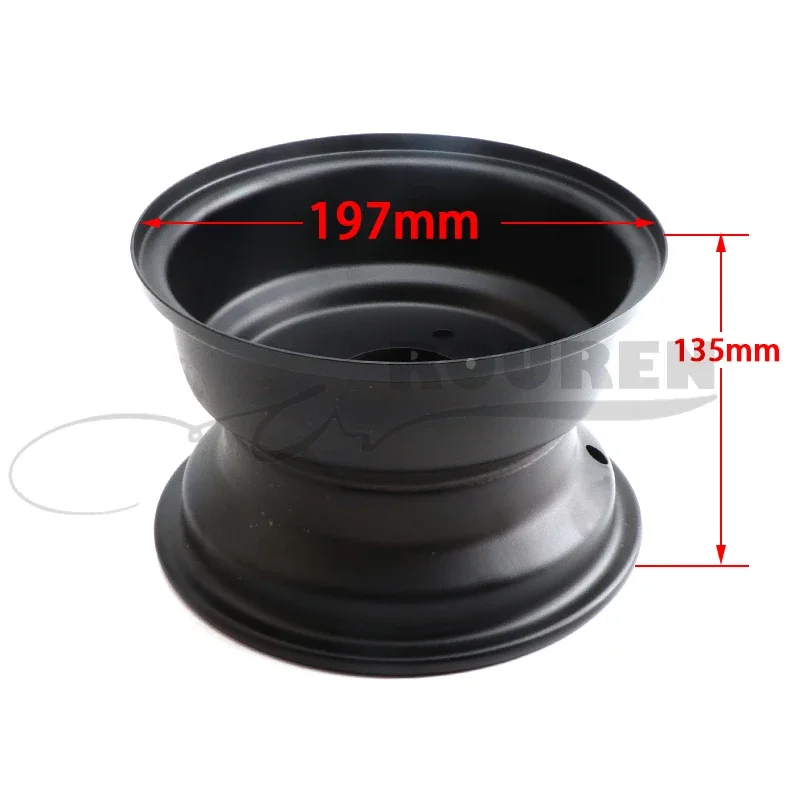 

7 Inch 3 Hole ATV Wheel Hub for 16x8 Tires Off Road Beach Vehicle Motorcycle Accessory White Heavy Duty