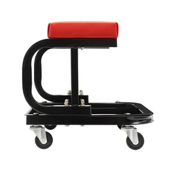 Rolling Creeper Seat Stool Mechanic Chair 4 Wheels Tray Tools Auto Repair Tool Multifunctional Mobile Repair U-shaped Stool