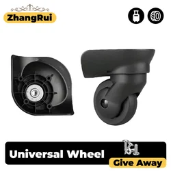 For Samsonite 06Q Heavy-Duty Spinner Wheels Superior Wear Resistance Silent Movement 360-Degree Rotating Luggage Wheel Set