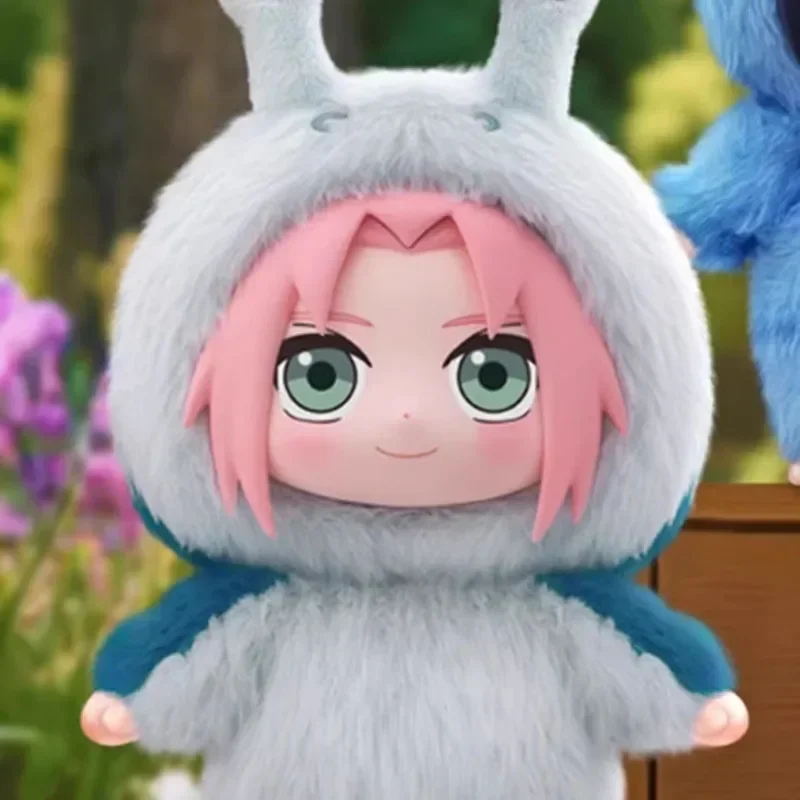 Genuine In Stock TOP TOY EAKI Naruto Cute Beast Party Sasuke Vinyl Cute Plush Blind Box Figure Pendant Gift