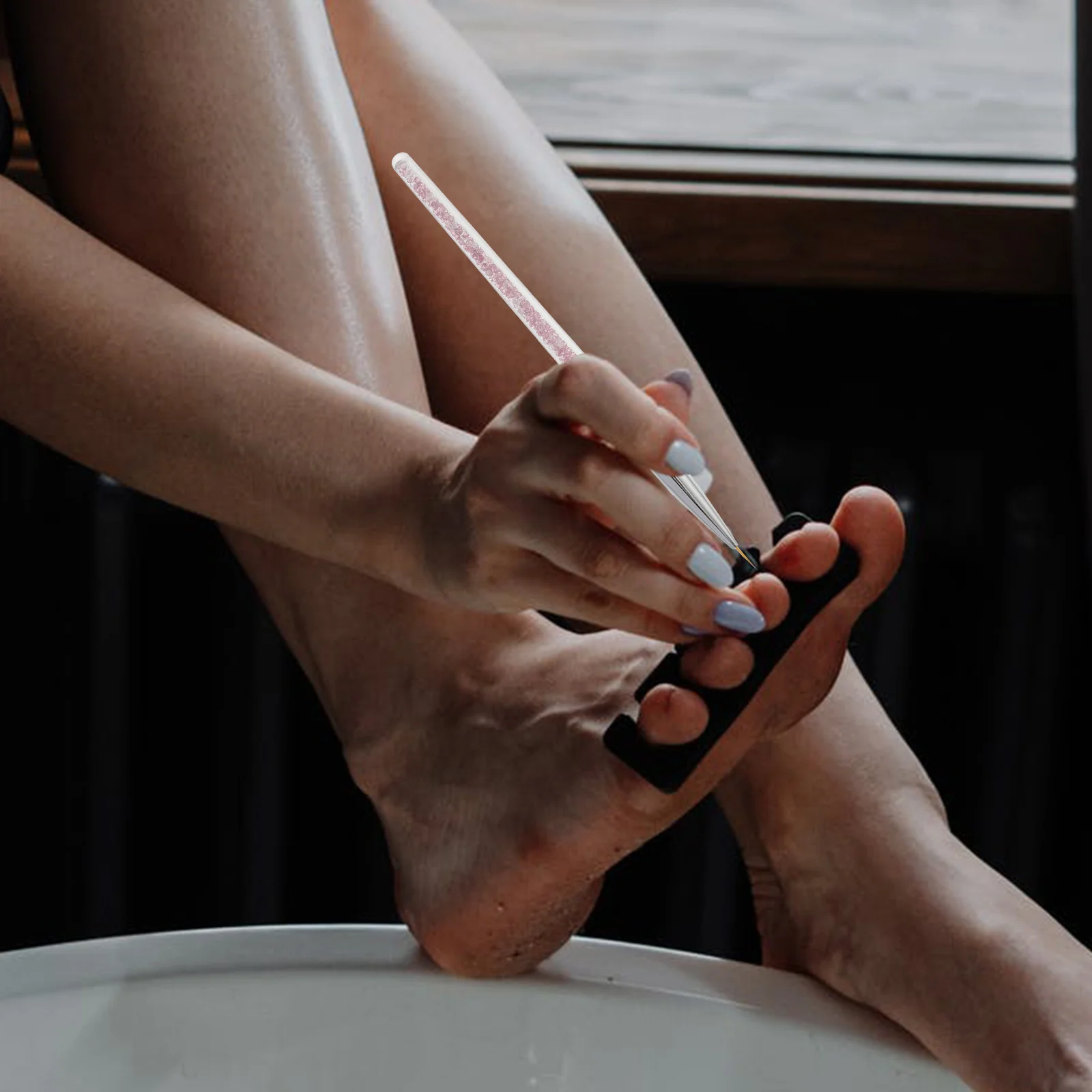 

3pcs Nail Art Drawing Line Tool Premium Nylon Wool Manicure Brush For Home Diy Salon Use Nail Art Tools Manicure Accessories